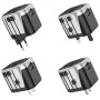 Мережевий універсальний перехідник Hoco AC5 Level 2USB+Socket