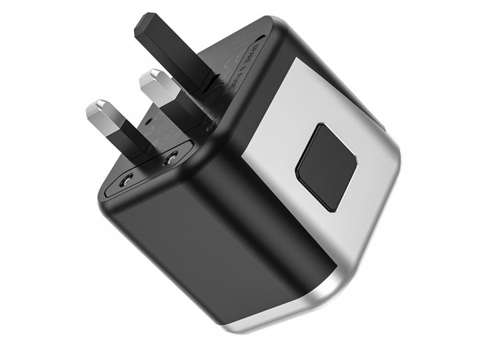 Мережевий універсальний перехідник Hoco AC5 Level 2USB+Socket