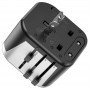 Мережевий універсальний перехідник Hoco AC5 Level 2USB+Socket