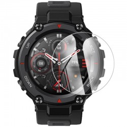 Полімерна плівка 3D (full glue) (тех.пак) для Xiaomi Amazfit T-Rex Pro  Прозорий - 00000048336_1
