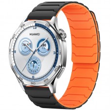 Ремінець Dual-color Magnetic для Smart Watch 22mm  Black / Orange - 00000077072_2