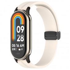 Ремінець Line Magnetic для Xiaomi Mi Band 9/8/10  Бежевий / Beige - 00000077060_9