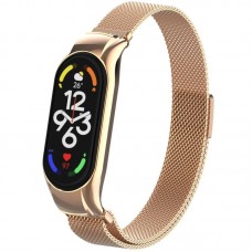 Ремінець Milanese Loop Design для Xiaomi Mi Band 8 / Band 9 (China) / 10  Pink Gold - 00000077056_4