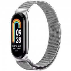 Ремінець Milanese Loop New Design для Xiaomi Mi Band 8/9/10  Silver - 00000085214_1