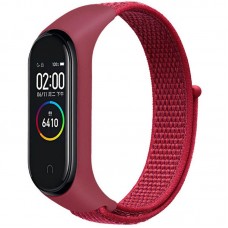 Ремінець Nylon New для Xiaomi Mi Band 3/4/5/6/7  Red - 00000077678_1