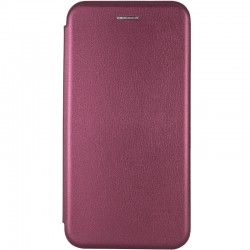 Шкіряний чохол-книжка Classy для TECNO Spark Go 1 (KL4) / Spark Go 2025  Бордовий - 00000077697_2