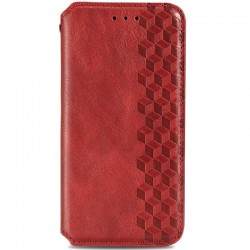 Шкіряний чохол-книжка GETMAN Cubic (PU) для Samsung Galaxy A13 4G  Червоний - 00000055487_3