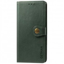 Шкіряний чохол-книжка GETMAN Gallant (PU) для Realme 10 4G  Зелений - 00000067084_1