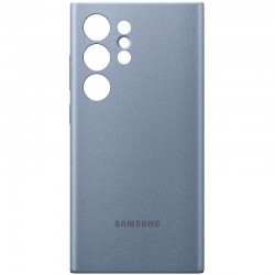 Шкіряний чохол Leather Case (AAA) для Samsung Galaxy S24 Ultra  Lavender gray - 00000073293_7