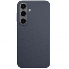 Шкіряний чохол Leather Case (AAA) для Samsung Galaxy S25  Midnight Blue - 00000076420_5