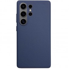Шкіряний чохол Leather Case (AAA) для Samsung Galaxy S25 Ultra  Dark Blue - 00000076421_3