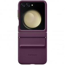 Шкіряний чохол Leather Case (AAA) для Samsung Galaxy Z Flip5  Purple - 00000073289_3