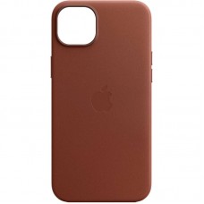 Шкіряний чохол Leather Case (AAA) with MagSafe and Animation для Apple iPhone 12 Pro Max (6.7")  Saddle Brown - 00000044071_6