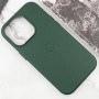Шкіряний чохол Leather Case (AAA) with MagSafe and Animation для Apple iPhone 15 Pro Max (6.7