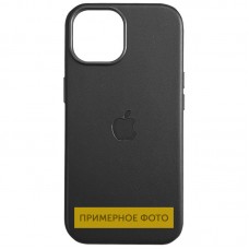 Шкіряний чохол Leather Case (AAA) with MagSafe для Apple iPhone 16e (6.1")  Black - 00000078494_1