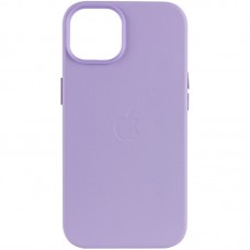 Шкіряний чохол Leather Case (AA Plus) with MagSafe для Apple iPhone 14 (6.1")  Elegant purple - 00000057473_4