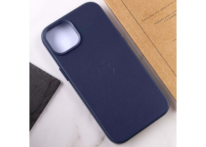 Шкіряний чохол Leather Case (AA Plus) with Magnetic Fit для Apple iPhone 12 Pro / 12 (6.1