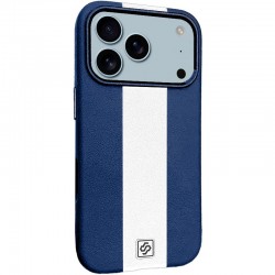 Шкіряний чохол Rally with MagSafe для Apple iPhone 17 Pro (6.3")  Blue / White - 00000081025_4