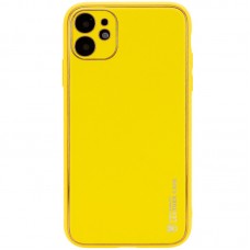 Шкіряний чохол Xshield для Apple iPhone 12 (6.1")  Жовтий / Yellow - 00000039913_1