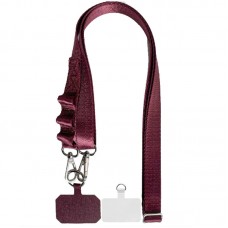 Шнурок із двома кріпленнями (2 см) 140 см  Maroon - 00000077804_7