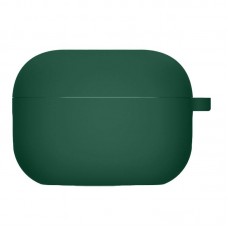 Силіконовий футляр з мікрофіброю для навушників Airpods Pro 3  Зелений / Pine green - 00000082130_14