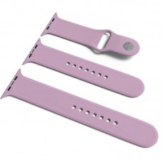 Силіконовий ремінець для Apple Watch Sport Band 38/40/41/42mm(ser.10) (S/M & M/L) 3pcs  Ліловий / Lilac Pride - 00000032192_43