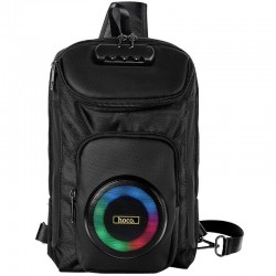 Слінг-рюкзак зі вбудованою колонкою Hoco HC42 Journey Bass  Black - 00000081869_1