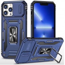 Ударостійкий чохол Camshield Army Ring для Apple iPhone 11 Pro Max (6.5")  Синій / Navy - 00000068264_5