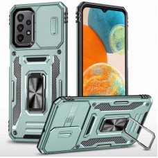 Ударостійкий чохол Camshield Army Ring для Samsung Galaxy A13 4G / A04s  Зелений / Light Green - 00000055560_2