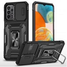 Ударостійкий чохол Camshield Army Ring для Samsung Galaxy A23 4G  Чорний / Black - 00000055271_6