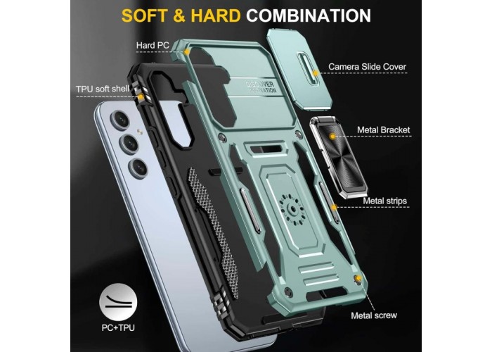Ударостійкий чохол Camshield Army Ring для Samsung Galaxy A57 5G