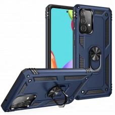 Ударостійкий чохол Serge Ring for Magnet для Samsung Galaxy A72 4G / A72 5G  Темно-синій  - 00000043179_4