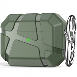 Ударостійкий футляр Titan Armor для навушників Airpods Pro 2 / Pro  Green - 00000085889_2