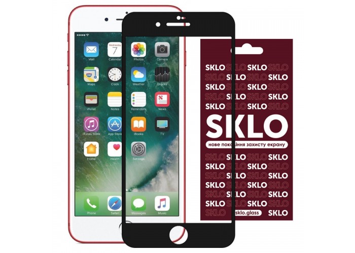 Захисне скло SKLO 3D для Apple iPhone 7 / 8 / SE (2020) (4.7