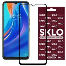 Захисне скло SKLO 3D для TECNO Spark 7 / Spark 7 Go  Чорний - 00000052447_1