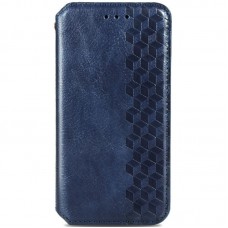 Кожаный чехол книжка GETMAN Cubic (PU) для Samsung Galaxy A53 5G  Синий - 00000055488_5