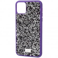 TPU чехол Bling World Rock Diamond для Apple iPhone 14 (6.1")  Фиолетовый - 00000057521_7