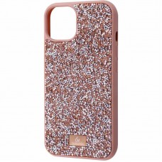 TPU чехол Bling World Rock Diamond для Apple iPhone 14 (6.1")  Розовый - 00000057521_3