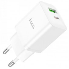 СЗУ Hoco N28 Founder 20W Type-C + USB  White - 00000062778_2