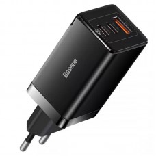 СЗУ Baseus GaN5 Pro 65W 2Type-C+USB 100W EU (CCGP12020)  Black - 00000063722_1