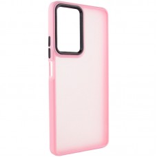 Чехол TPU+PC Lyon Frosted для Oppo A96  Pink - (00000065025_5)