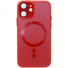 Чехол TPU+Glass Sapphire Midnight with MagSafe для Apple iPhone 11 (6.1")  Красный / Red - 00000065440_4