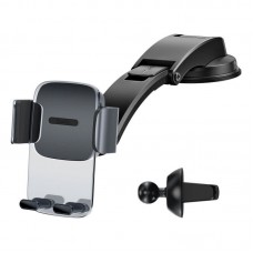 Автодержатель Baseus Easy Control Clamp Car Mount Holder (A Set) (SUYK000001)  Black - 00000066001_1