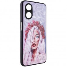 TPU+PC чехол Prisma Ladies для Oppo A58 4G  Ukrainian Girl - 00000066619_6