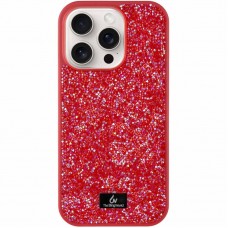 TPU чехол Bling World Rock Diamond для Apple iPhone 15 Pro (6.1")  Красный - 00000067894_3