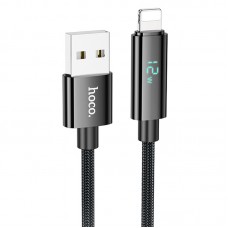 Дата кабель Hoco U125 Benefit 2.4A USB to Lightning (1.2m)  Black - 00000069091_1