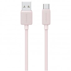 Дата кабель USAMS US-SJ688 USB to Type-C 3A KY Series (1m)  Pink - 00000070752_4