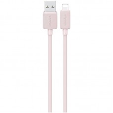 Дата кабель USAMS US-SJ689 USB to Lightning 2.4A KY Series (1m)  Pink - 00000070753_3