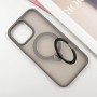 TPU+PC чехол Metal Buttons with MagSafe Colorful HQ Ring для Apple iPhone 15 (6.1