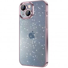 Чехол TPU+PC Glittershine для Apple iPhone 14 (6.1")  Rose Gold - 00000071539_4